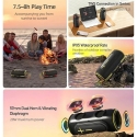 Bluetooth pārnēsājamā skaļruna Awei KA5 20W melna-dzeltena Bluetooth pārnēsājamā skaļruna Awei KA5 20W melna-dzeltena