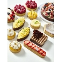 De Buyer Confectionery rim, perforated, 17.5x17.5x2 cm