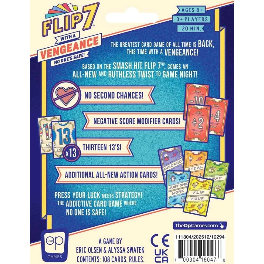 Usaopoly Games The Op Games Flip 7 С Отмщением – 3