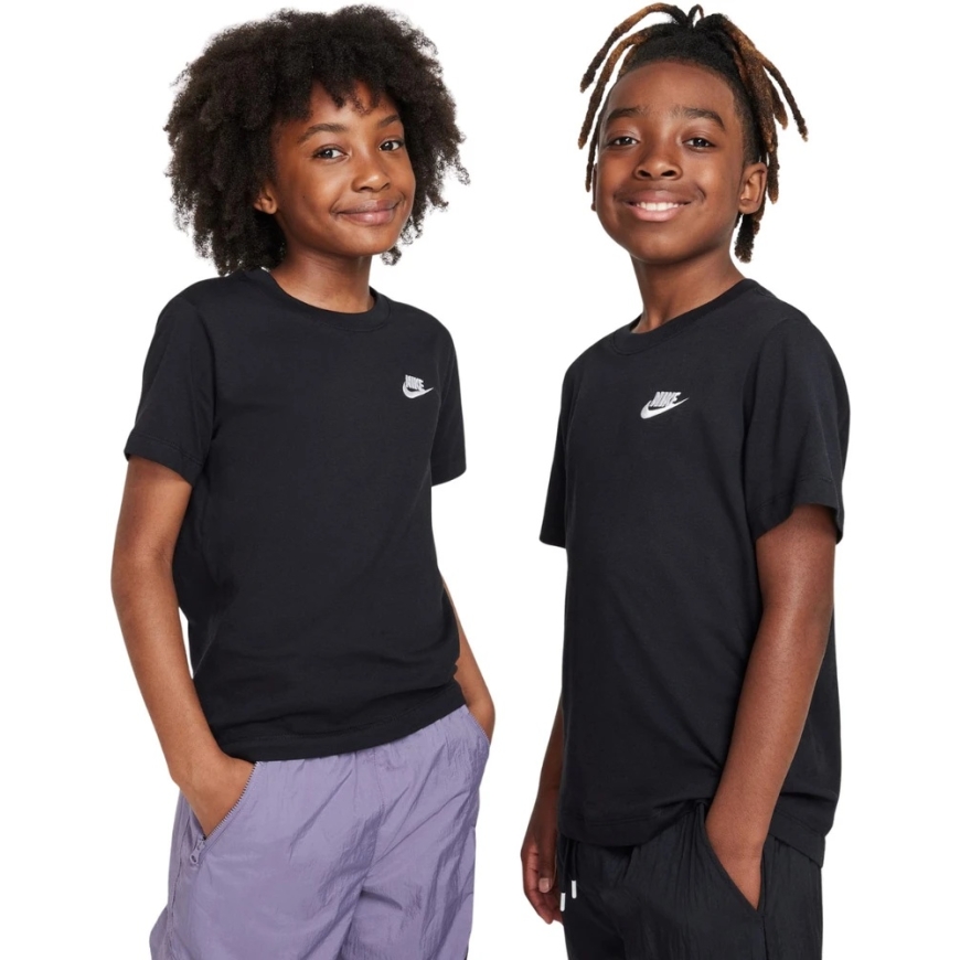 Laste Nike Sportswear T-särk, must, FZ5177 010