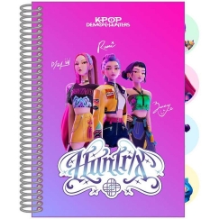 Safta Demon Hunters Kpop A7 piezīmju grāmata