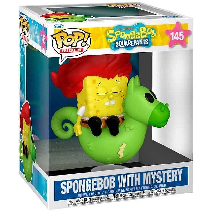FUNKO POP! Vinyylihahmo: Sienibob Neliöhousut - Sienibob "Mystery", 9 cm