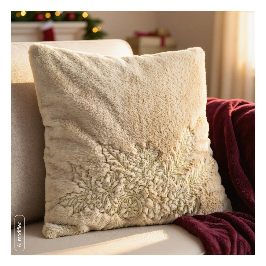 Eurofirany SW/CHP/447 45X45 smėlio spalvos + auksinė – 2