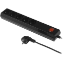 Plastrol Non-Breakable Extension Cord with Five Outlet Socket, with Two-Pole Switch, Surge Protection and Noise Filter Plastrol Non-Breakable Extension Cord with Five Outlet Socket, with Two-Pole Switch, Surge Protection and Noise Filter