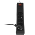 Plastrol Non-Breakable Extension Cord with Five Outlet Socket, with Two-Pole Switch, Surge Protection and Noise Filter Plastrol Non-Breakable Extension Cord with Five Outlet Socket, with Two-Pole Switch, Surge Protection and Noise Filter