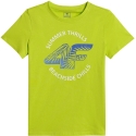 Boys' T-shirt 4F M3284 juicy green 4FJWSS26TTSHM3284 45S (146 cm) Boys' T-shirt 4F M3284 juicy green 4FJWSS26TTSHM3284 45S (146 cm)