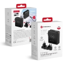 Forcell F-Energy 6in1 Monitoiminen Laturi USB A + USB C PD 45W + 15000 mAh Ulkoinen Akut + 15W Langaton Lataus Musta Forcell F-Energy 6in1 Monitoiminen Laturi USB A + USB C PD 45W + 15000 mAh Ulkoinen Akut + 15W Langaton Lataus Musta
