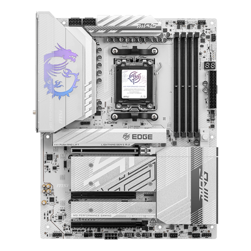 MSI MPG B850 EDGE TI WIFI emaplaat AMD B850 Protsessoripesa AM5 ATX – 2