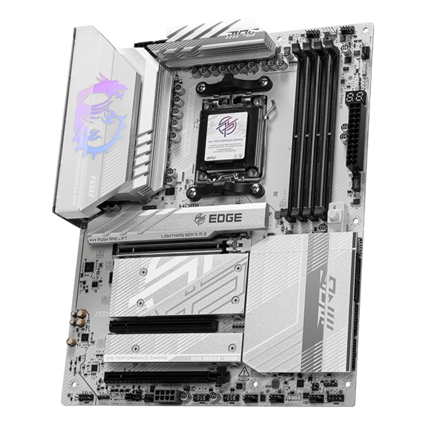 MSI MPG B850 EDGE TI WIFI emolevy AMD B850 Pistoke AM5 ATX – 3