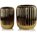 Mondex Since 1986 NEVA GOLD 2 keraamista kukkaruukkua 40x40x44cm 28x28x40,5cm BIG