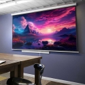 Spacetronik Manual Pull-Down Projection Screen 84" 16:9 White Spacetronik Manual Pull-Down Projection Screen 84" 16:9 White