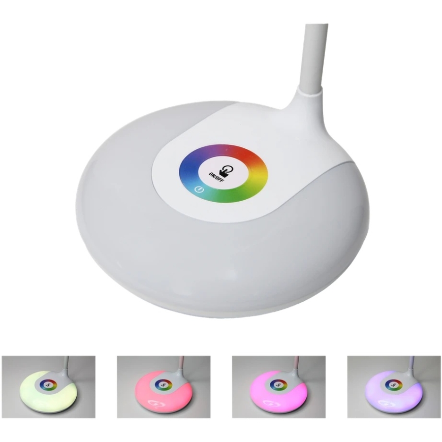 Plastrol Eco työpöytävalaisin RGB 3 W 150 lm USB-mikro lataus – 5