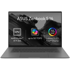ASUS NTB Zenbook S 16 OLED (UM5606GA-OLED592XZ) portatīvais dators, AI 9 465, 16" 3K, 32GB, 512GB SSD, Radeon, W11 Pro, Antrim G