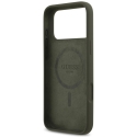 Guess Silicone Triangle Logo MagSafe - kate Apple iPhone 17 Pro Max khaki jaoks