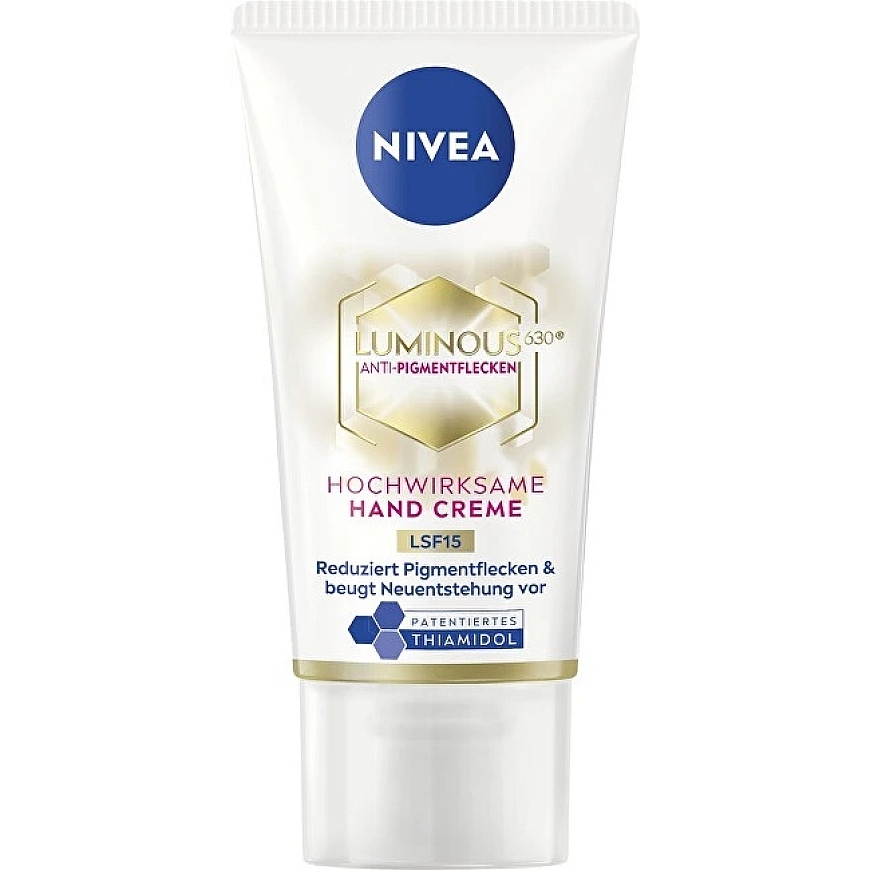 Nivea "Luminous630®" kätekreem värvimuutuste vastu SPF15, 50 ml – 3