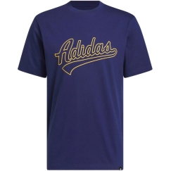 Miesten adidas Varsity Tailsweep Graphic -t-paita tummansininen KH0387 (2XL)
