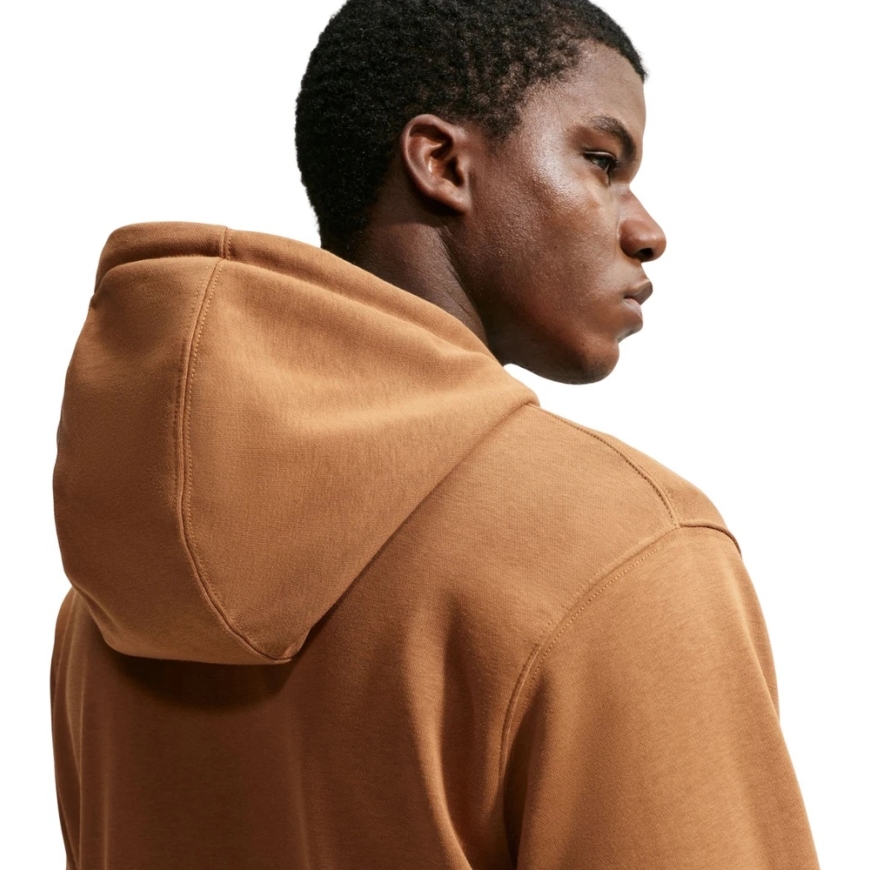 Meeste sweatshirthoodie Nike Club FT PO, pruun – 4