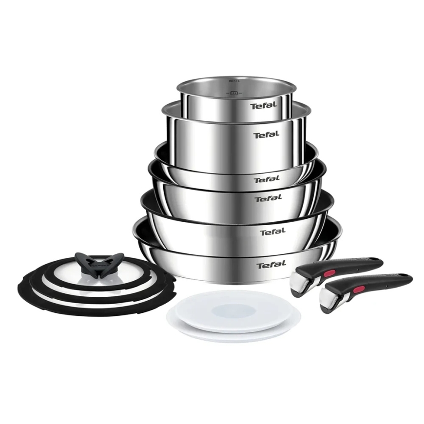 Tefal Ingenio Emotion katlu un pannas komplekts, 13 daļas (L897SD74)