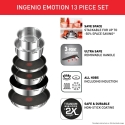 Набор посуды и сковородок Tefal Ingenio Emotion, 13 предметов (L897SD74) Набор посуды и сковородок Tefal Ingenio Emotion, 13 предметов (L897SD74)
