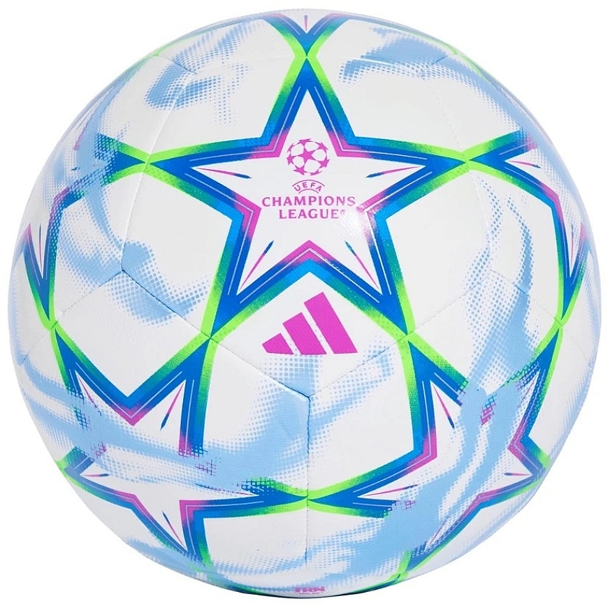 adidas UCL Training jalgpall 26/27 liiga etapp valge ja sinine-roheline-roosa KZ2981 (3)