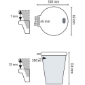 Koziol Mug with Lid and Drinking Hole, 300 ml Koziol Mug with Lid and Drinking Hole, 300 ml