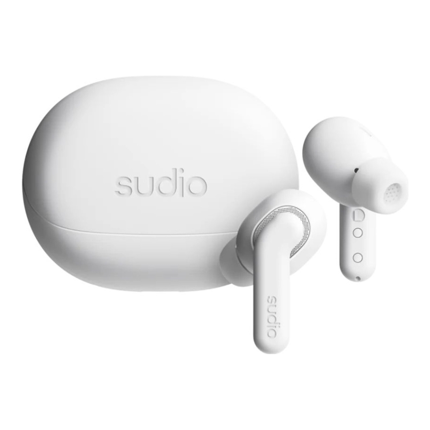 Earbuds | E4 Pro | Bluetooth | In-ear | Microphone | Cloud White | Noise canceling | Noise reduction | Wireless