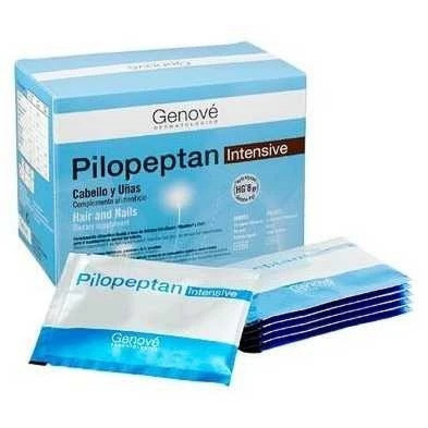 Nutritional Supplement for Hair and Nails Genove Pilopeptan Intensive, 15 sachets