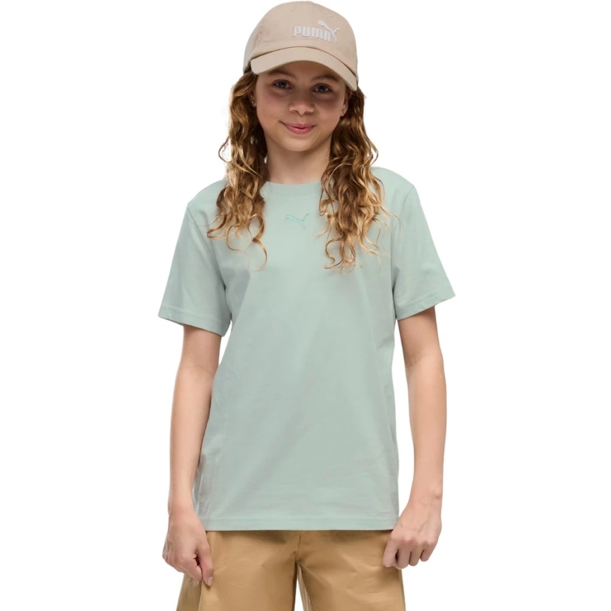 Puma ESS Centered Cat Logo T-särk lastele piparmündiroheline 692972 29 (140 cm)