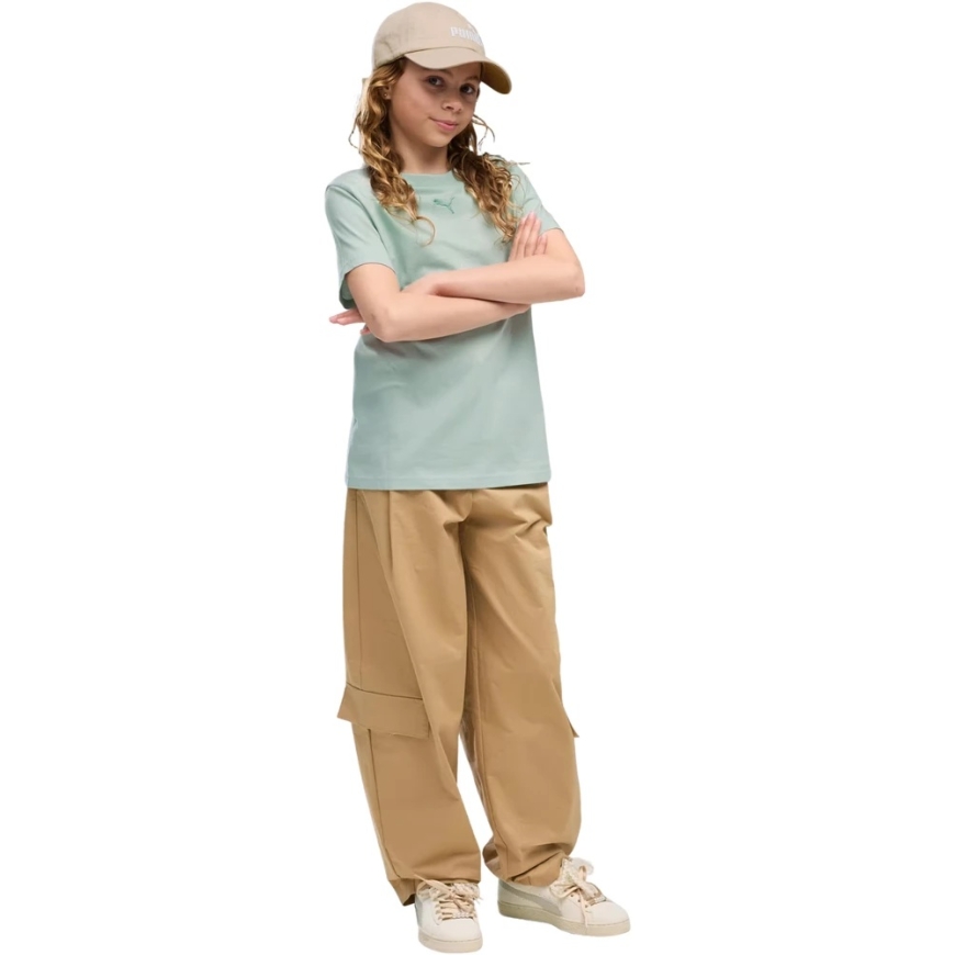 Puma ESS Centered Cat Logo Tee for Kids mint 692972 29 (140cm) – 4