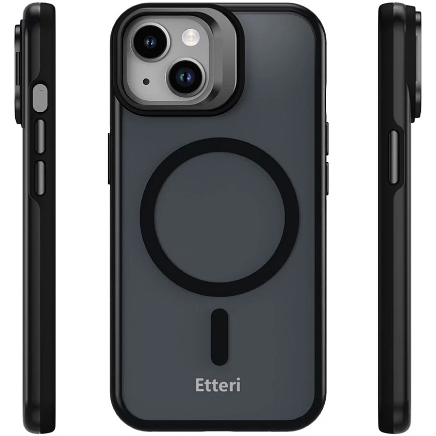 Etteri Morning Fog kotelo iPhone 14 6,1" musta – 4