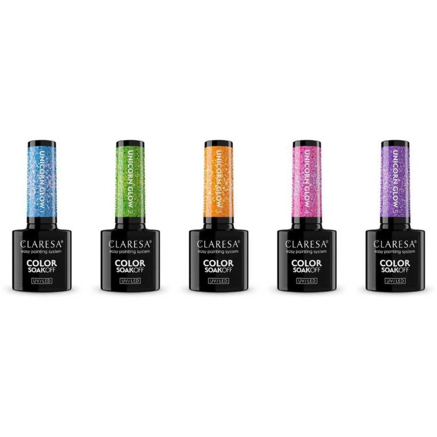 CLARESA N Hybrid Nail Polish Unicorn Glow 02 5 g – 3