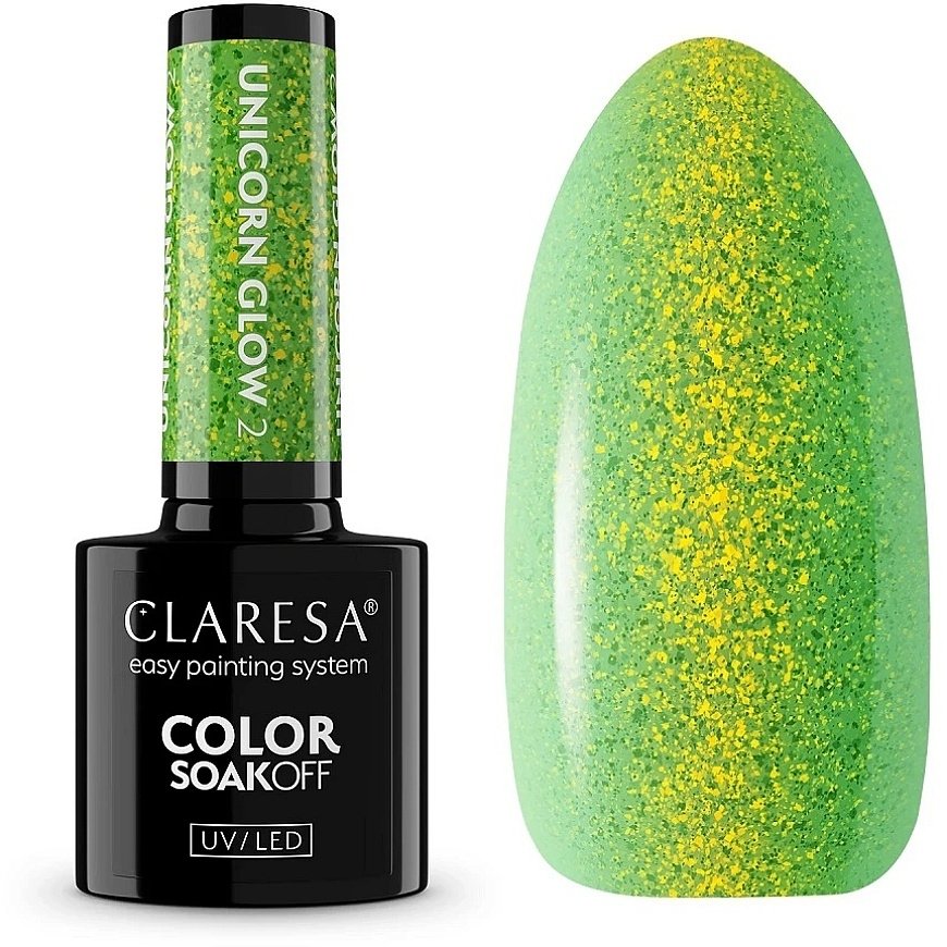 CLARESA N Hübriidküünelakk Unicorn Glow 02 5 g – 5