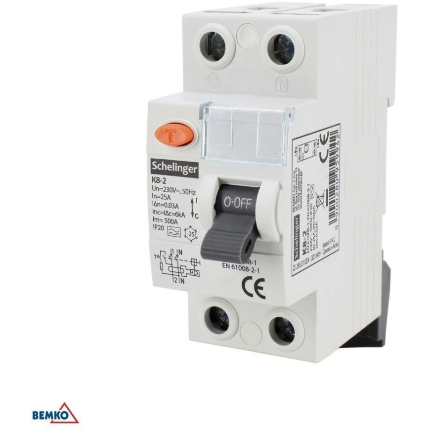 Differentiaalisulake A 2P 25A 30mA 10kA VDE SCHELINGER – 3