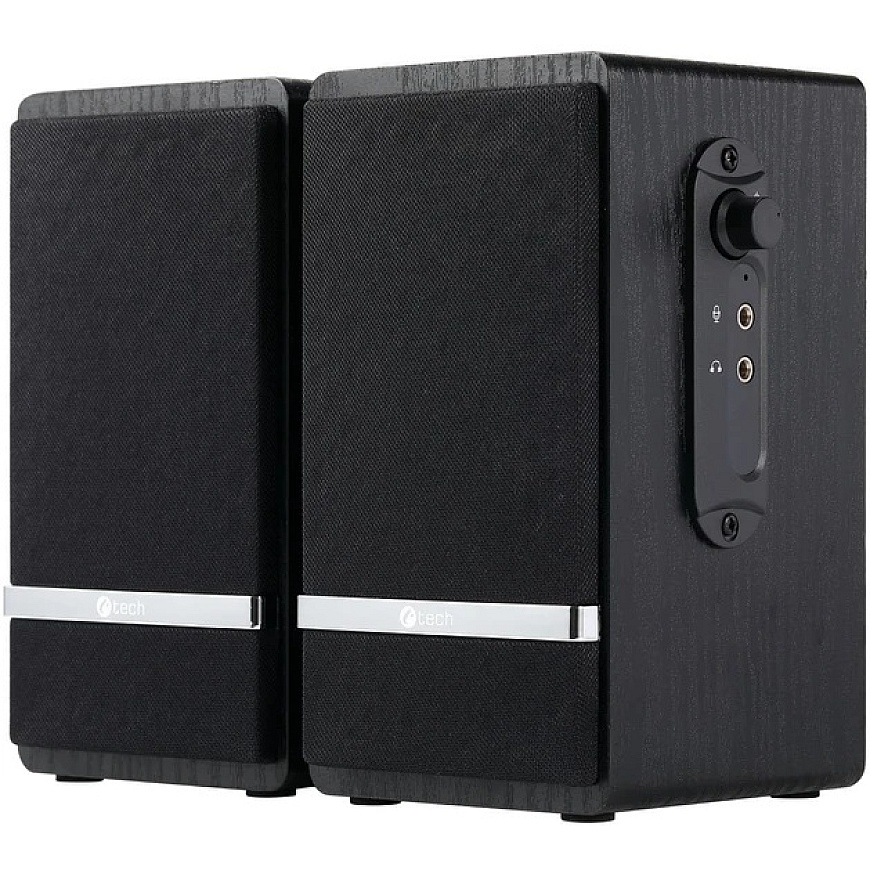 Акустические системы для компьютера Snopy C-TECH колонки 6W, USB, черные (SPK-20)