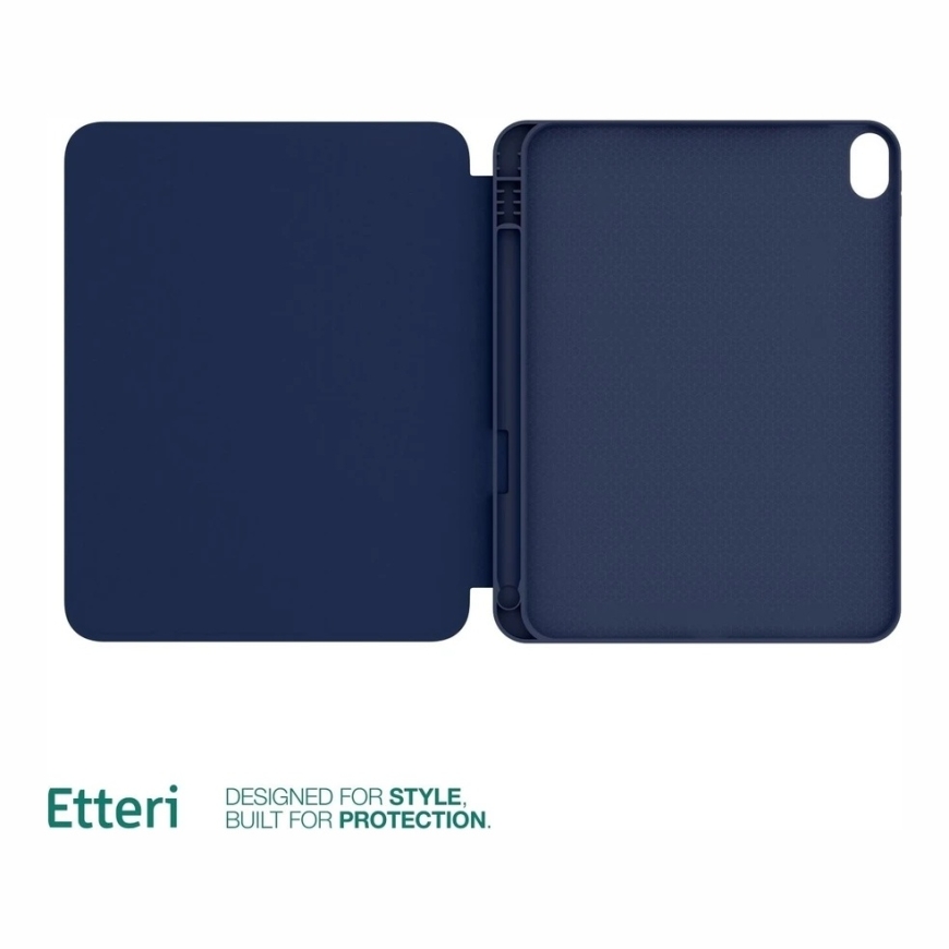 Etteri dėklas iPad Air 4 2020 / 5 2022 10.9” / 6 2024 / 7 2025 / 8 2026 11” tamsiai mėlynas – 3