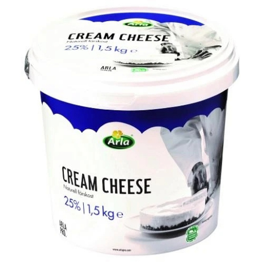 ARLA Naturaalne määrdejuust, 25%, 1,5kg – 2