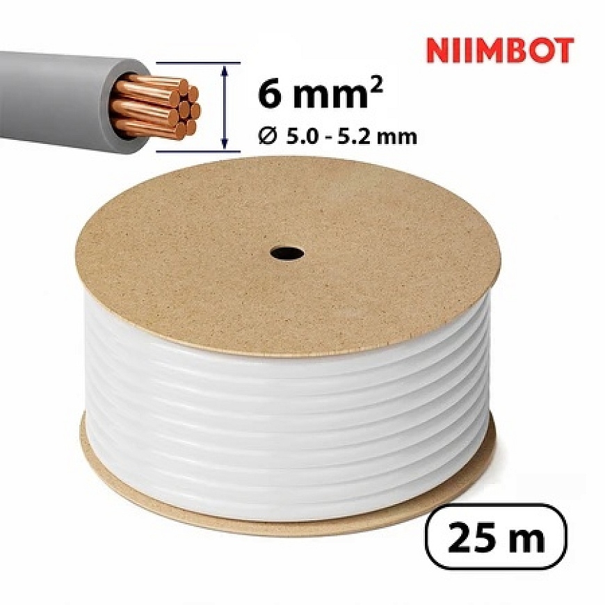PVC-merkintäputki NIIMBOT_TUB_6_25_W – 2