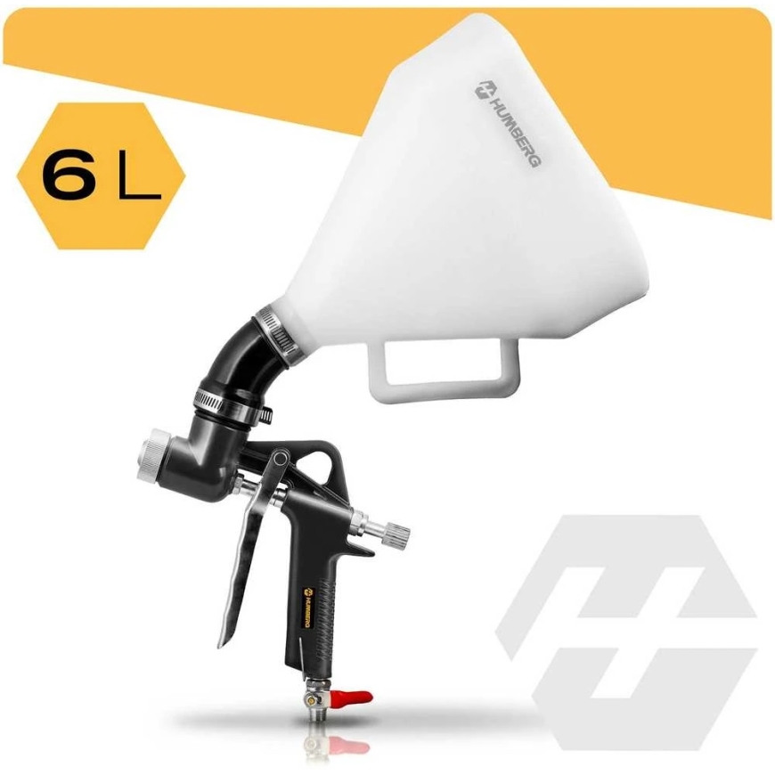 6 l Pneumatic Wall Plastering and Spraying Gun Humberg HM-259 – 2