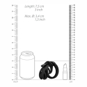 Mancage By Shots 23 model – Beauty cage – 2.5" / 6.5 cm – black