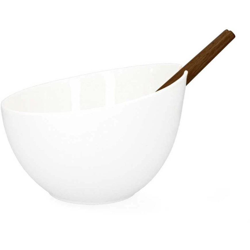 Salad Bowl with Utensils Homla MOOKA, 24 cm – 3