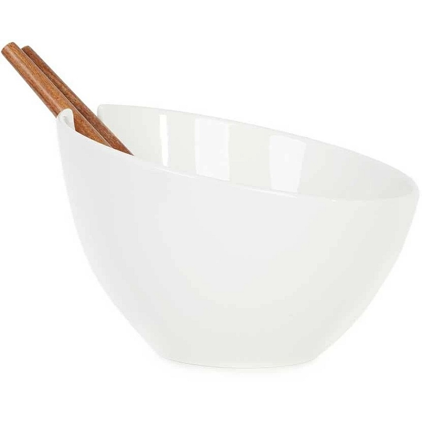 Salātu bļoda ar piederumiem Homla MOOKA, 24 cm – 4
