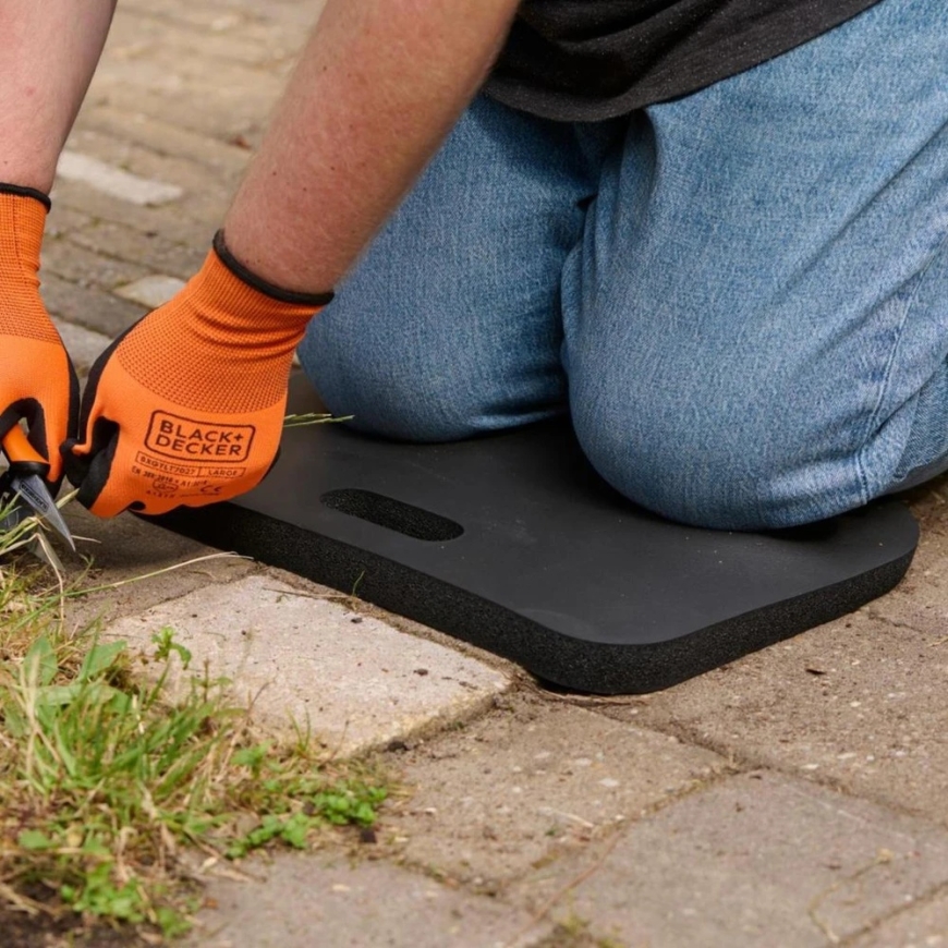EDCO KNEE PADS FOR KNEELING 40×26.5CM Black + DECKER 435800 – 3