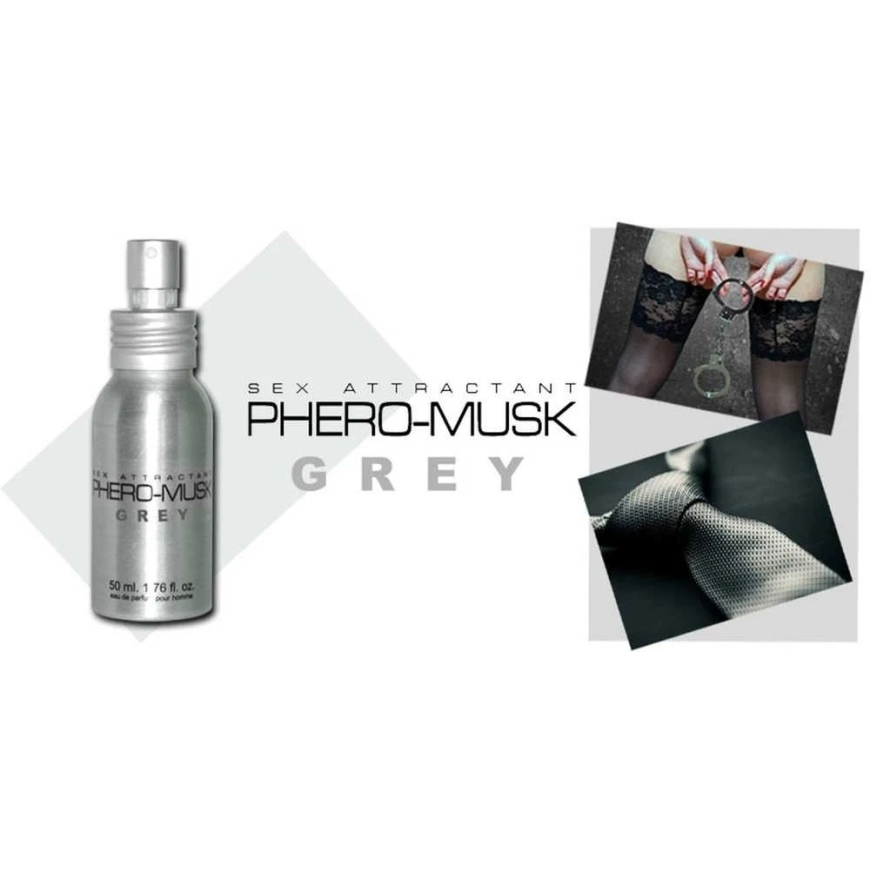 Auroralabs Aurora Feromony-PHERO-MUSK Harmaa 50 ml miehille – 3