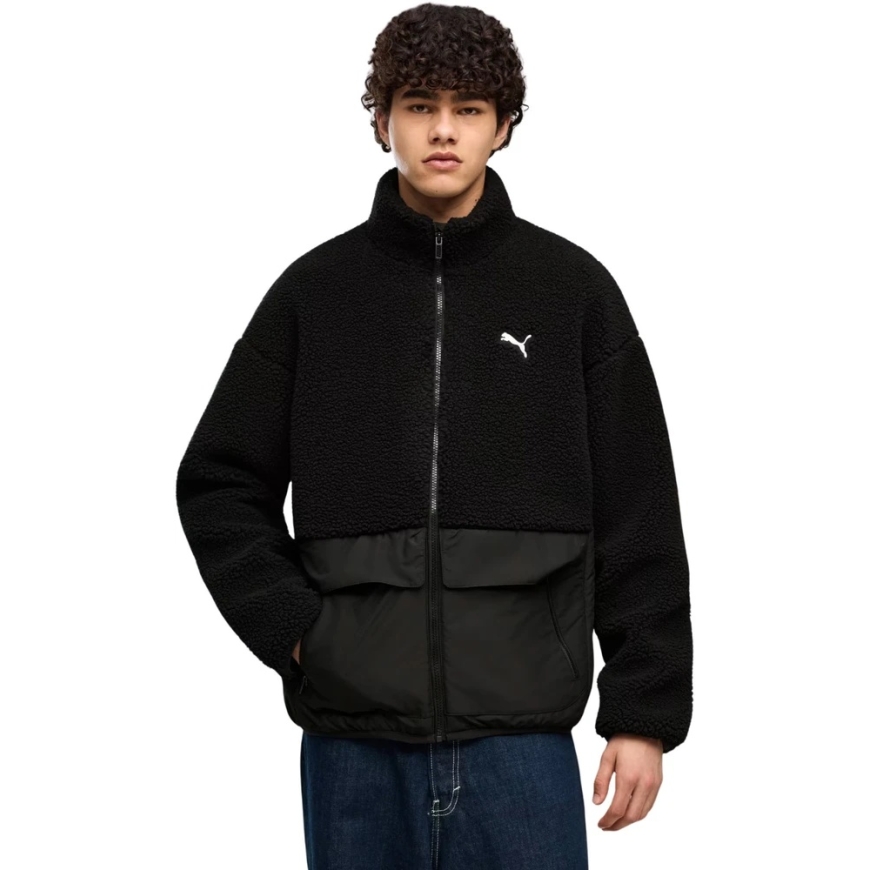 Striukė vyriška Puma Hybrid Re: Fibre Sherpa juoda 694562 01 (S)