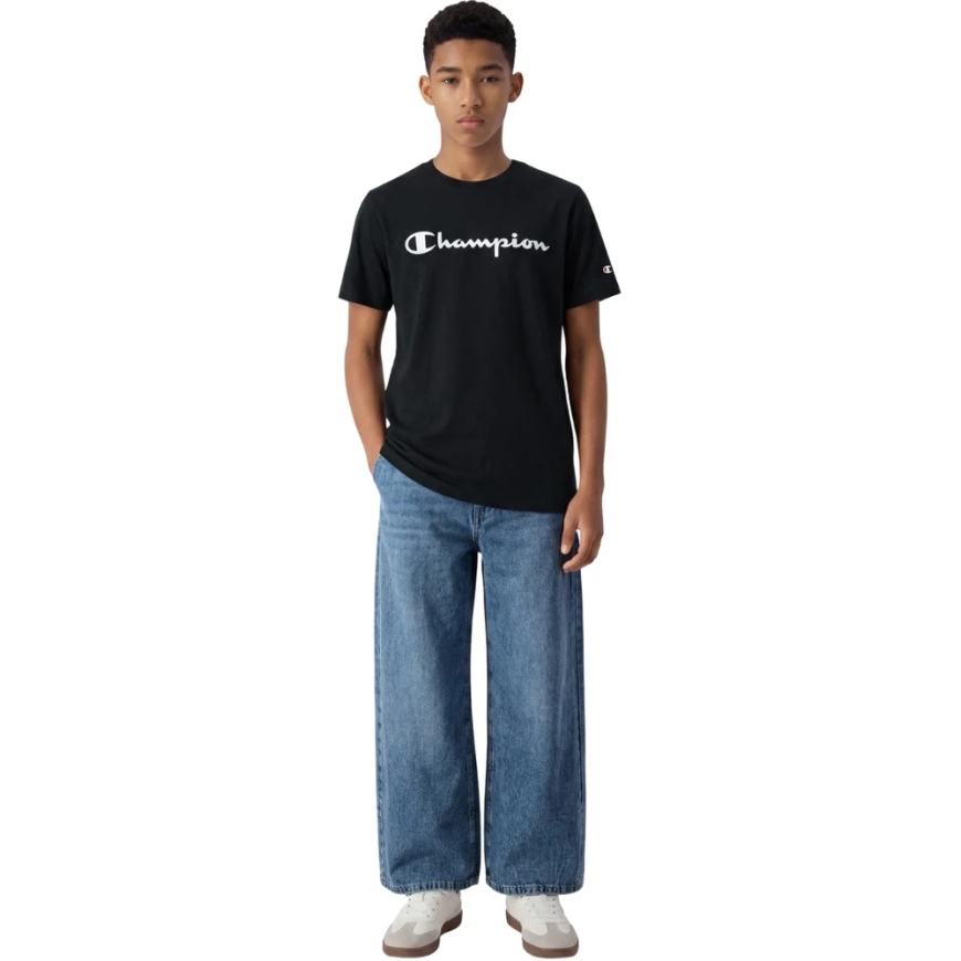 Champion SS T-paita lapsille musta 307322 KK001 (M) – 4