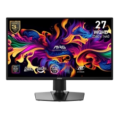 MSI MAG 272QPDE QD-OLED X24 монитор для ПК 67,3 cm (26.5") 2560 x 1440 пикселей Wide Quad HD Черный