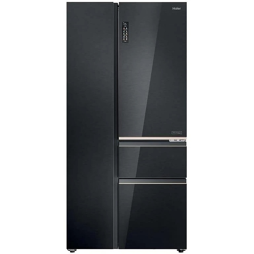 Šaldytuvas Haier S+ 4D 7 No Frost 601 L wysokość 190 cm juoda - SBS Šaldytuvas (HSPR79F19DNGG)