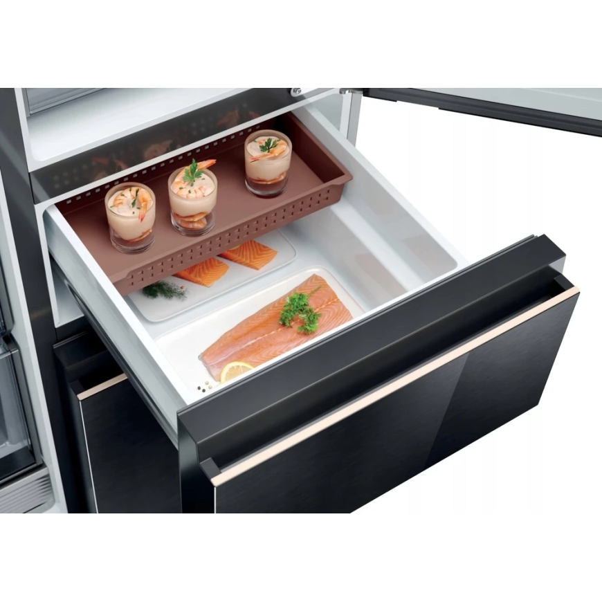 Šaldītājs Haier S+ 4D 7 No Frost 601 L augstums 190 cm melns - SBS šaldītājs (HSPR79F19DNGG) – 3
