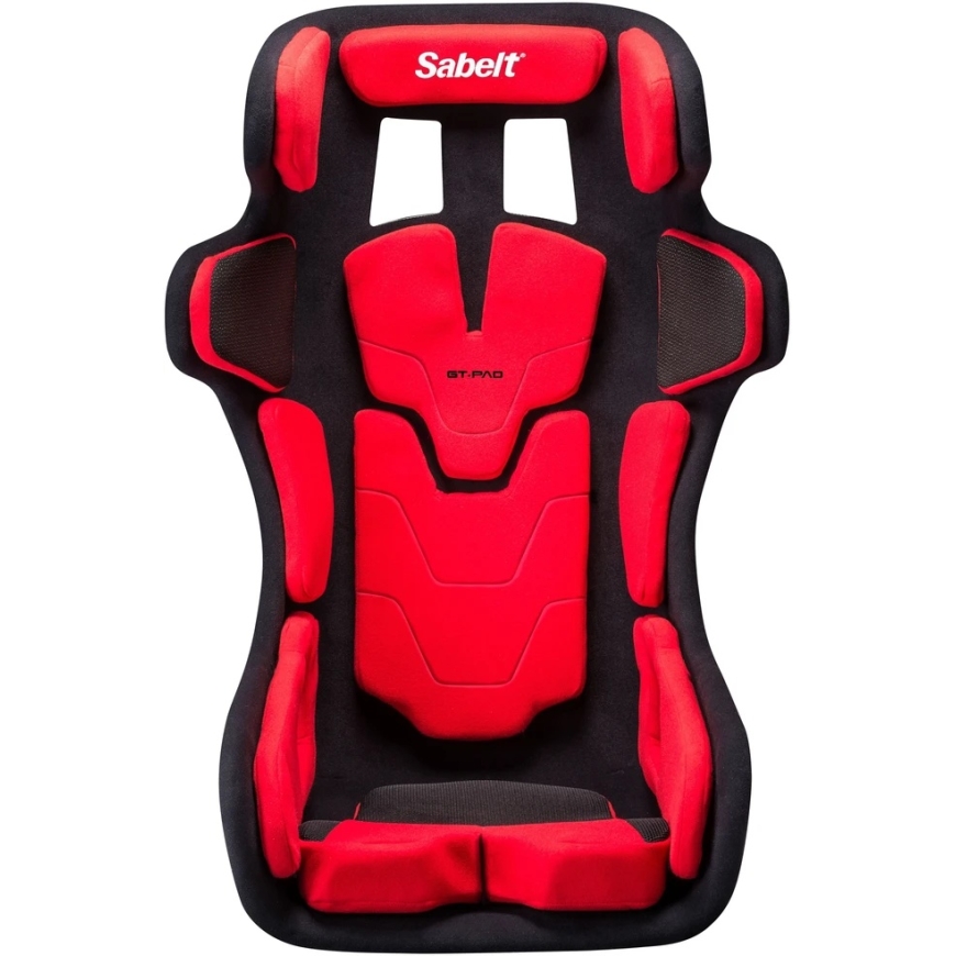 Sabelt GT PAD XL racing seat, fiberglass body, FIA approved, modular - black/red (00213-01-04-Red)