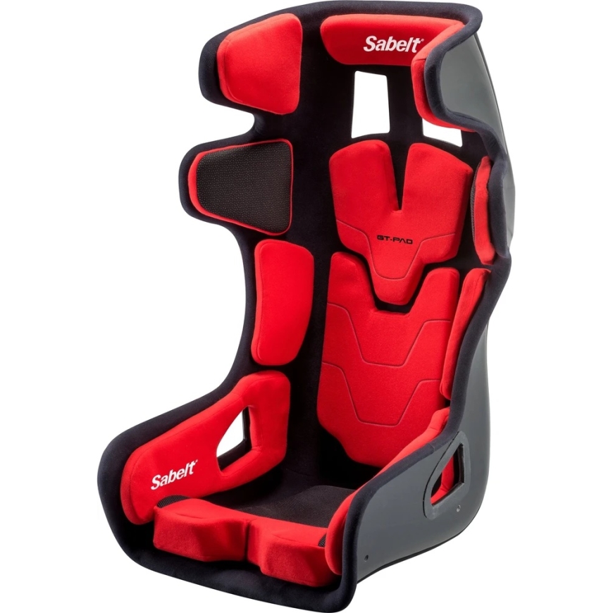 Сиденье для гонок Sabelt GT PAD XL, корпус из стекловолокна, сертифицировано FIA, модульное - черный/красный (00213-01-04-Красны – 4